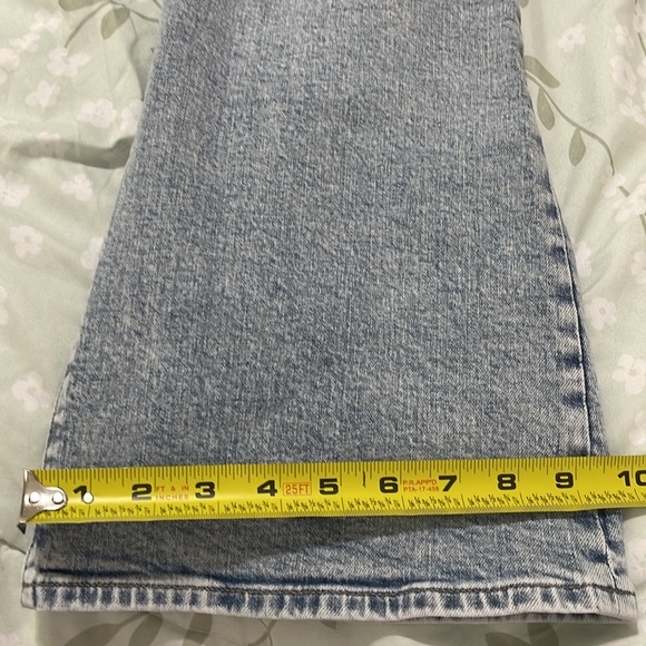 NWOT Express Low rise boot cut jeans light wash size 12 short - Picture 7 of 12